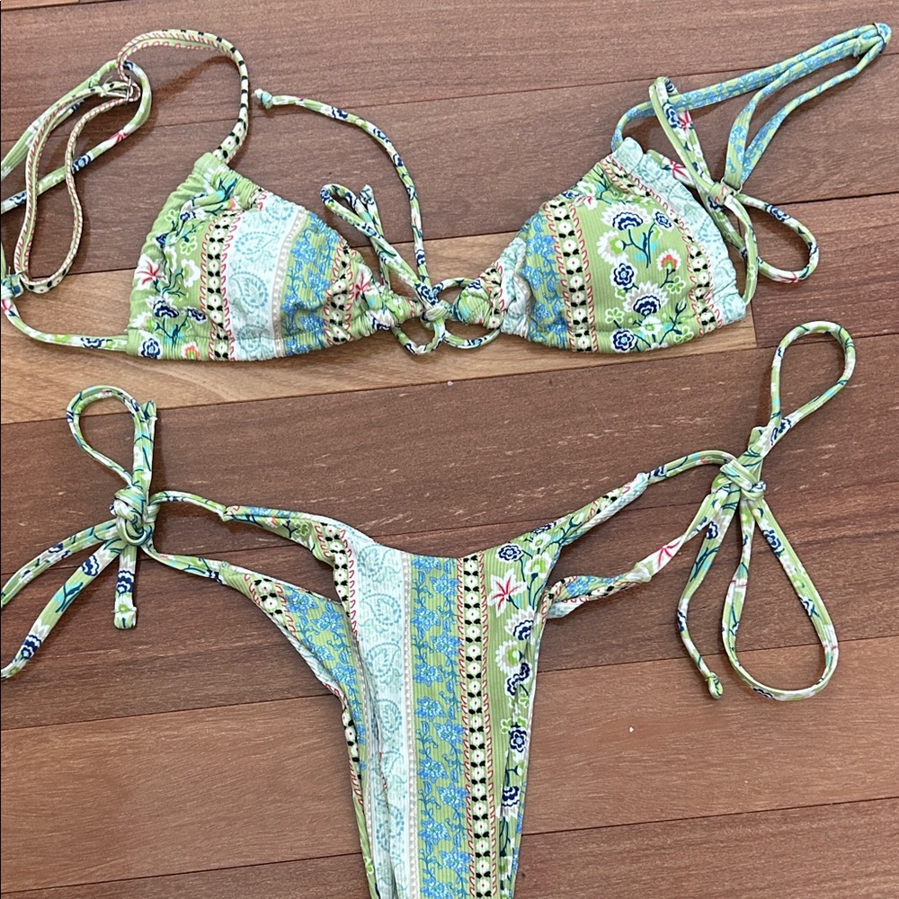 Floral Print Bikini Set